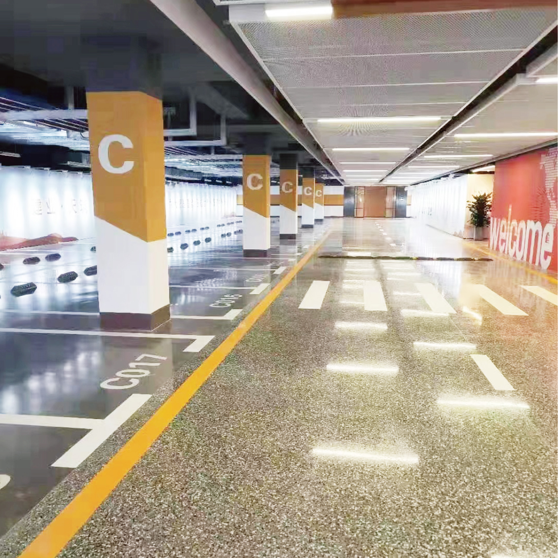 無機磨石地坪